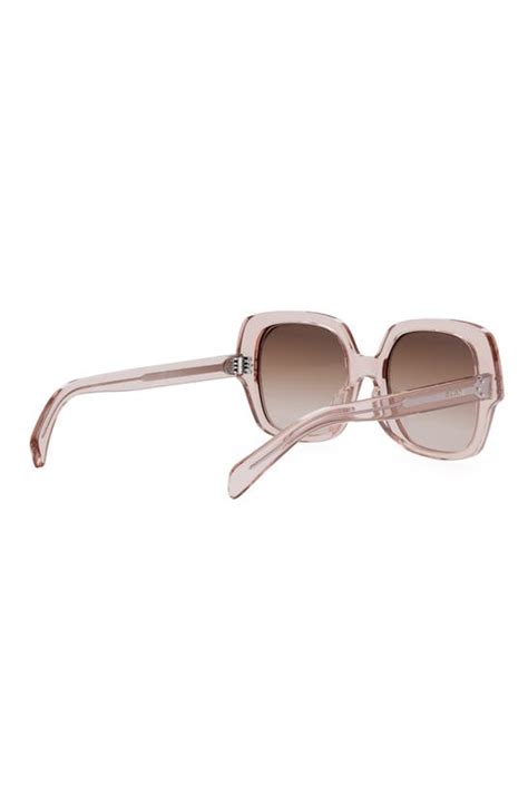 celine square pink sunglasses